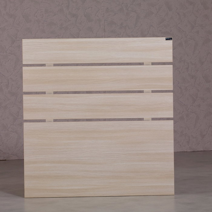 Hanah Home Cabecero Fuga 120 - Roble Elegante para Dormitorio Lujoso Hecho a Mano con Tablero de Partículas Recubierto de Melamina